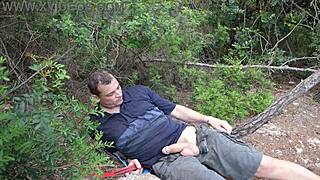 Spanish fuck doll Aixmen la Cubana rides cock wildly in forest car