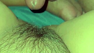 thai amateur's tight wet pussy grips fingers hard begging for cock