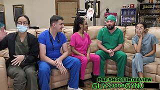 Does Doctor Canada Finger Channy Crossfire's Ass in Exam Flip?