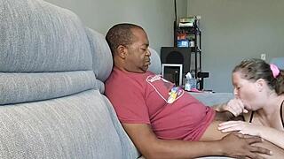 BBW Fat Slut Begs Monster BBC Cumshot Interracial Pounding