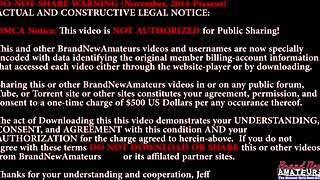 petite blonde masturbates toy then deepthroats cum