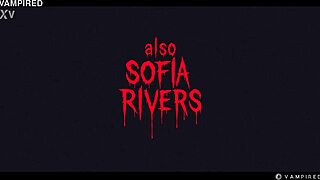Octavia Red mesmerizes Sofia Rivers for vampire pussy feast