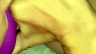 Shy Girl's Vagina Stretched by Giant Vibrator Dildo and Anal Toy Insertion Closeup!