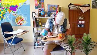 Torcelini Explores Continents in Steamy Geography Lesson Full Video