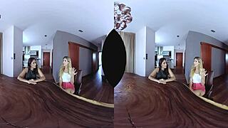 brunette czech milf pays rent with ffm hardcore cowgirl doggystyle threesome