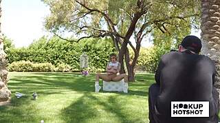 oops jesse pony's petite tits slip out in photoshoot bts