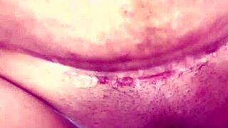 spanish beauty screams in solo toy play with big natural tits