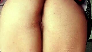 kalena mitrak plays with saucy housewife's huge dildo flashing big clit ass