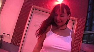 curvy woman enjoys playful bedroom encounter