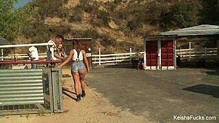 Keisha Grey Swallows Bunch of Throbbing Cocks in Wild Gangbang Orgy