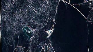 club dancer gets intense rimjob and blowjob under flashing lights