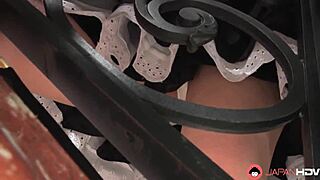 horny maid anna kimijima slurps hard cock with wet pussy moans uncensored