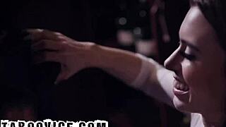 hey boss after work you finally fuck your sexy waitress bent over rough