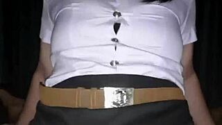 Bangkok college girl conquers thick Thai cock creampie