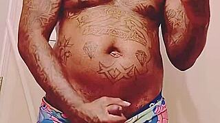 fat black cock unloads jizz before sugar mommy date