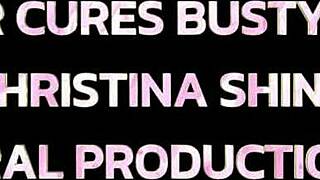 naughty christina's wet pussy desperately craves the doctor's throbbing cock