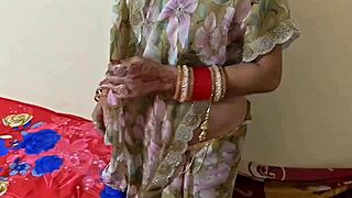 Indian Village Babe Fucked Hard in Bedroom with Dirty Talk