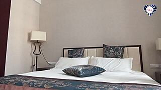 sensual hotel doggystyle pounding pairs with juicy blowjob bliss