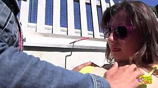 i can't believe how amazing these two sexy lesbians fuck outdoors in trash bin