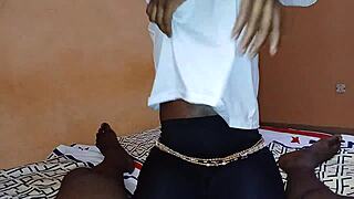 Ebony Slimthick Teen's Tight Pussy Takes Hard Amateur Ride!