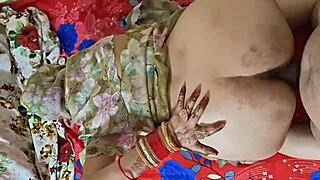 Indian Village Babe Fucked Hard in Bedroom with Dirty Talk