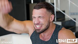 Cheating Latina Fitness Addict Swallows Coach Cum Part 8