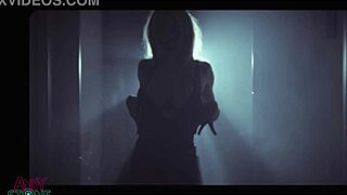 Angie lynx sensual heels striptease rips clothes teasing