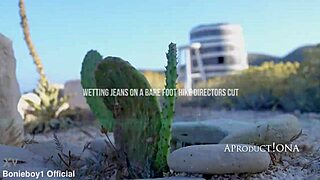 Barefoot Hiker Soaks Jeans on Wet Trail