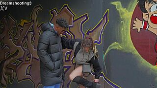 caught this german beauty banging bbc on barcelona street