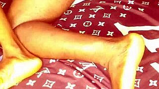 hairy wet pussy lips drip as she rides cock to double creampie orgasm