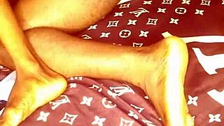 hairy wet pussy lips drip as she rides cock to double creampie orgasm
