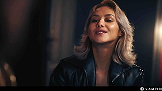 vampire mistress seduces hobo girl into foot worship and scissoring