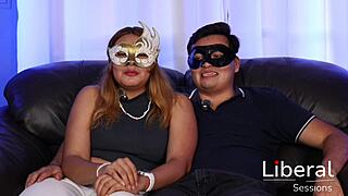 oh damn her juicy pussy rides small cock while small tits bounce wildly in amateur homemade