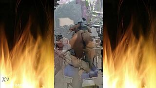 brazilian housewife's curvy ass gets pounded hard by horny furniture guy