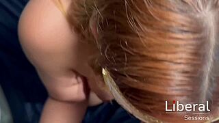 oh damn her juicy pussy rides small cock while small tits bounce wildly in amateur homemade