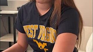 ava marina's college dorm room escapade as 18 year old