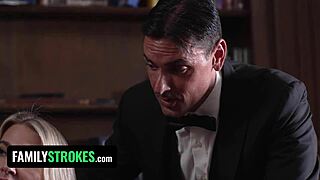 wednesday addams grabs control in wild family parody orgy