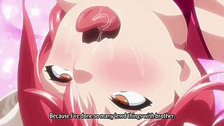 Classmates' Hentai Threesome Rides Pussy Creampie Doggystyle Moans