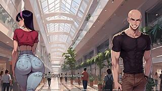 Violet Provokes Friends Gazing at Her Huge Tits Body