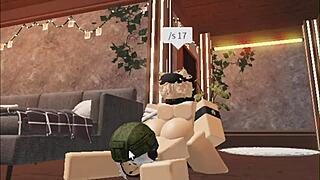 soldier girl ravages cute blonde boy's cock in intense one-on-one creampie