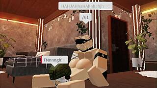 soldier girl ravages cute blonde boy's cock in intense one-on-one creampie