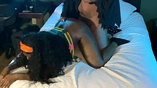 cheerleader slut gets roughly plowed by monster black cock in cowgirl creampie