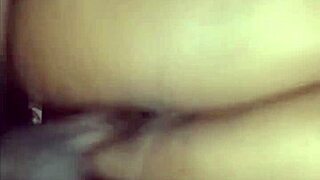 i got pounded hard by that african guy and he filled my pussy up