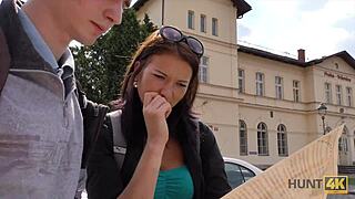 Hunt4k cuckold cashes in while girlfriend gets pounded by stranger?