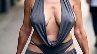 busty milfs massive natural tits bounce braless outdoors compilation 😍