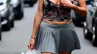 busty milfs massive natural tits bounce braless outdoors compilation 😍