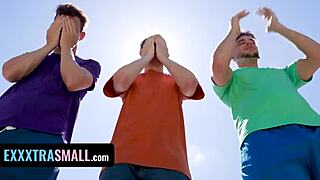 Hunt That Tiny Slut Pussy in Hide and Seek Bath Frenzy!