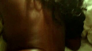 fucking ebony side chick pussy deep in her own bed pov!