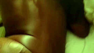 fucking ebony side chick pussy deep in her own bed pov!
