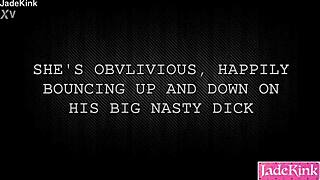 sneaky cheater yanks off condom mid thrust in tight teen pussy